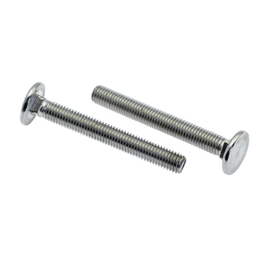 Pernos de carro con acero inoxidable con cabeza redonda lisa SUS304 SUS316 