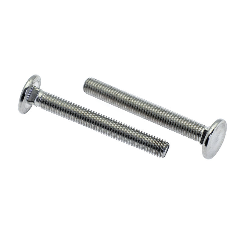 Pernos de carro con acero inoxidable con cabeza redonda lisa SUS304 SUS316 