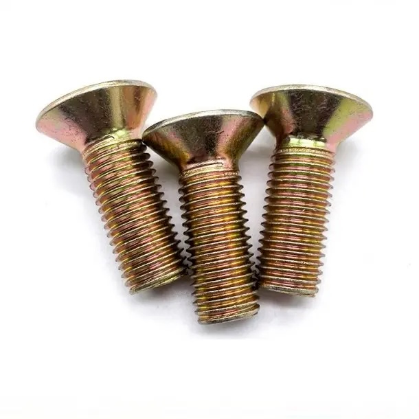 Tornillos de cabeza avellanada del zócalo del hex. del acero de carbono Grade10.9 DIN7991 