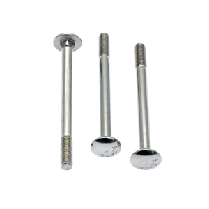 Pernos de carro de acero inoxidable SUS304 SUS316 DI N603 con cuello cuadrado debajo de la cabeza 