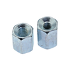 Tuercas de acoplamiento hexagonales de acero al carbono DIN6334 galvanizadas 