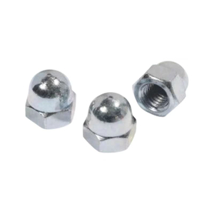 Tuercas ciegas abovedadas hexagonales de acero al carbono DIN1587 galvanizadas 