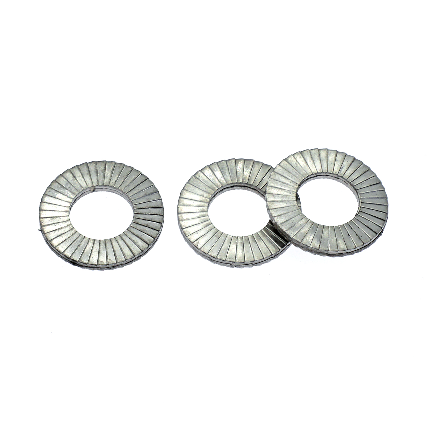 Arandelas autoblocantes de doble pila de acero inoxidable DIN25201