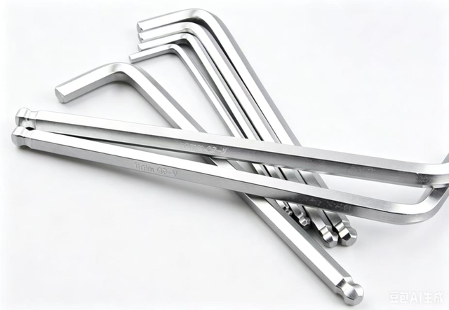Llave hexagonal en forma de L con extremo esférico extralargo CR-V