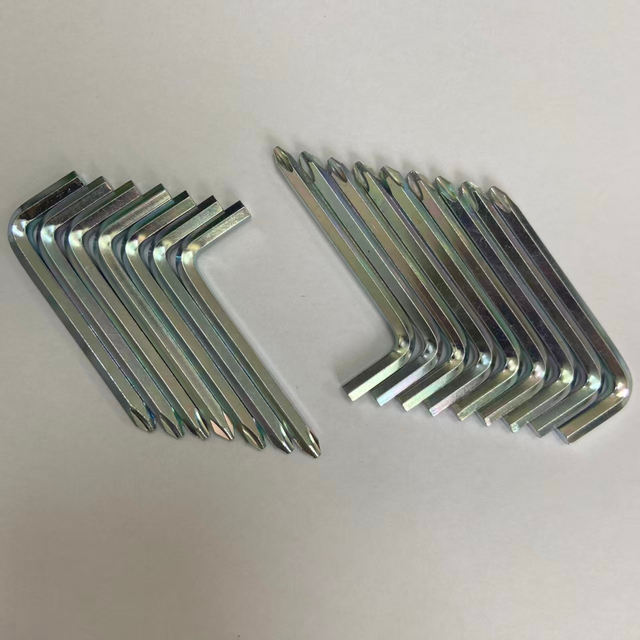 Llave Phillips hexagonal de doble extremo en forma de L